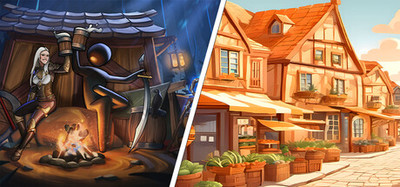 Old Market Simulator & Stickman Strikes: Conquer Fantasy World