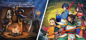 Three Kingdoms & Stickman Strikes: Conquer Fantasy World banner
