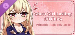 Ghost Girl Lasling-3D printable High-poly Model banner
