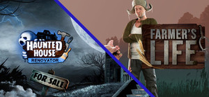 Haunted House and Farmer banner