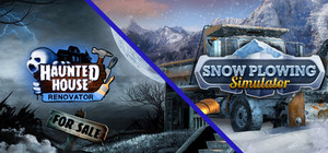 Haunted House and Snow Plowing banner