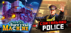 Survival Machine and Contraband Police banner