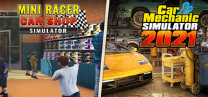 Mini Racer Car Shop Simulator and CMS 2021 banner