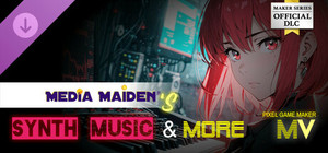 Pixel Game Maker MV - Media Maiden's SYNTH Music and MORE banner