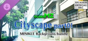 RPG Maker MZ - Minikle Backgrounds Bundle Cityscape part01 banner