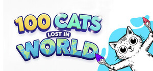 100 Cats Lost In World Find & Color banner