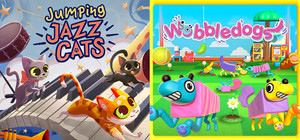 Jumping Jazz Cats x Wobbledogs banner