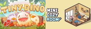 Tiny Dino + Mini Cozy Room: Lo-Fi banner