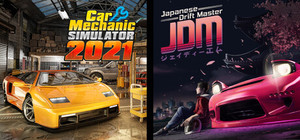JDM: Japanese Drift Master x Car Mechanic Simulator 2021 banner