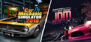 JDM: Japanese Drift Master x Car Mechanic Simulator 2018 banner