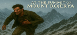At the Summit of Mount Rojerya banner