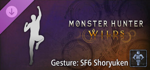 Monster Hunter Wilds - Gesture: SF6 Shoryuken banner