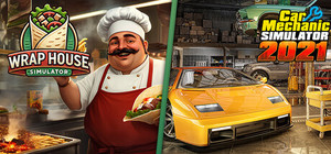 Wrap House Simulator and Car Mechanic Simulator 2021 banner