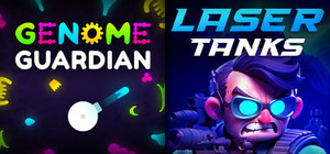 🧬 Genome Guardian × Laser Tanks ✨: Roguelike Shooters banner