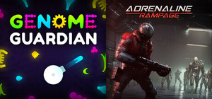 🧬 Genome Guardian × Adrenaline Rampage 🧟‍♂️: Roguelike Shooters banner