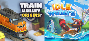Idle Waters + Train Valley Origins banner