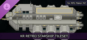 RPG Maker MZ - KR Retro Starship Tileset banner