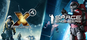 Space Engineers + X4: Foundations banner