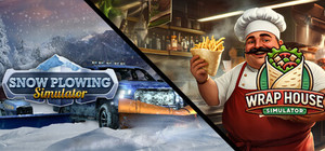 Snow Plowing Simulator and Wrap House Simulator banner