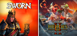 Heroes of Hammerwatch II x SWORN banner