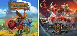 Heroes of Hammerwatch II x Monster Sanctuary banner