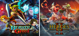 Heroes of Hammerwatch II x Bravery and Greed banner
