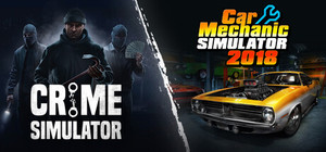 Crime Simulator x Car Mechanic Simulator 2018 banner