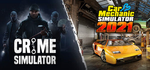 Crime Simulator x Car Mechanic Simulator 2021 banner