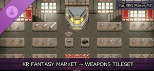 RPG Maker MZ - KR Fantasy Market - Weapons Tileset banner