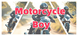 Motorcycle Boy banner