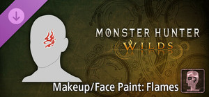 Monster Hunter Wilds - Makeup/Face Paint: Flames banner