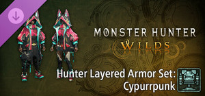Monster Hunter Wilds - Hunter Layered Armor Set: Cypurrpunk banner