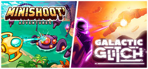 Minishoot' Adventures + Galactic Glitch banner