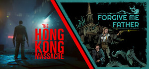 Forgive Me Father + The Hong Kong Massacre banner