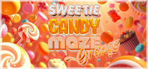 Sweetie Candy Maze: Orange banner