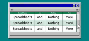 Spreadsheets and Nothing More banner