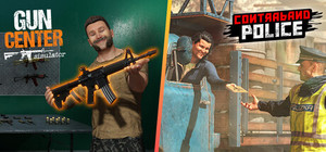 Police in Gun Center banner