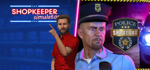 Policemen in the Shop banner