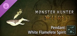 Monster Hunter Wilds - Pendant: White Flamefete Spirit banner