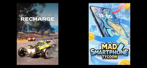 Recharge & Mad Smartphone Tycoon banner