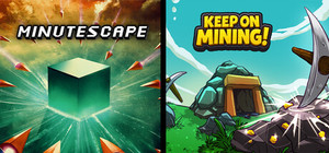 Minutescape X Keep on Mining! banner