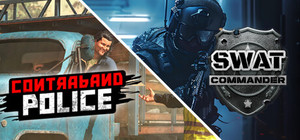 SWAT Commander and Contraband Police banner