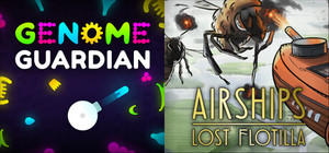 🧬 Genome Guardian × Airships: Lost Flotilla 🐝: Roguelite Shooters banner