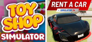 Toy Shop Simulator & Rent A Car Simulator 24 banner