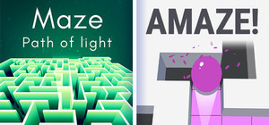 Maze: Path of Light + AMAZE! banner