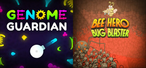 🧬 Genome Guardian × Bee Hero: Bug Blaster 🐝: Roguelite Shooters banner