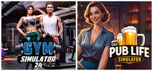 Gym Simulator 24 with The Pub Life Simulator ( 57615 ) banner