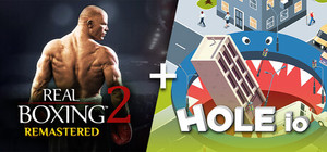 Real Boxing 2: Remastered + Hole io banner