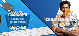 Car Mechanic Shop and House Builder banner