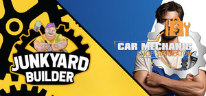 Car Mechanic Shop and Junkyard Builder banner